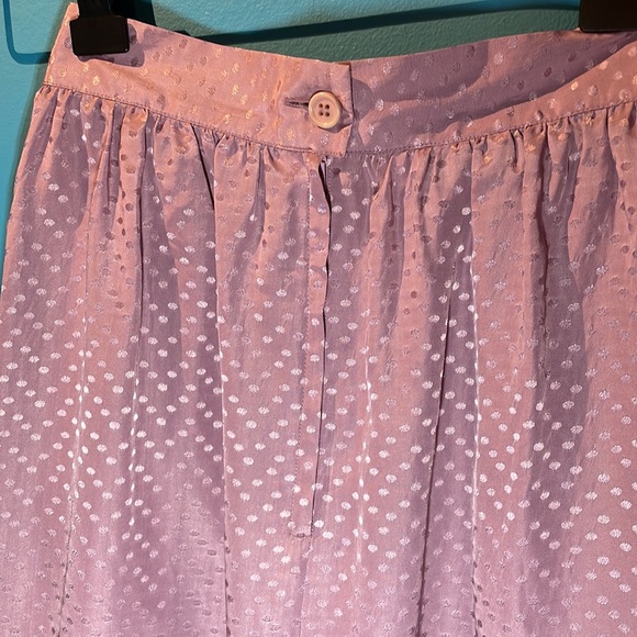 VINTAGE statement collar blush polka-dot outfit small - Picture 9 of 10